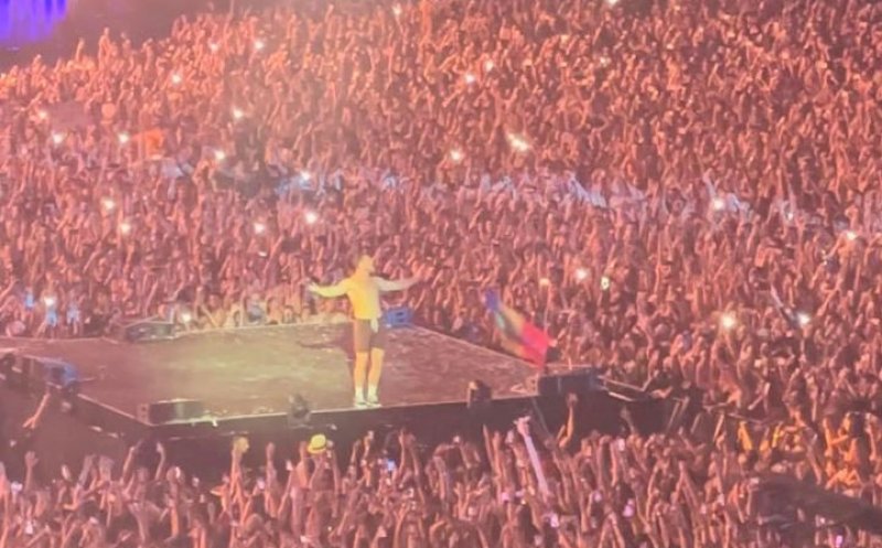 Cine a fluturat steagul României la concertul Imagine Dragons de la UNTOLD