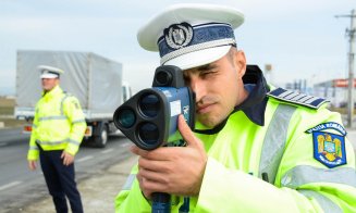 Inconștiență la volan. Șofer beat, prins cu peste 100km/h într-o localitate din Cluj