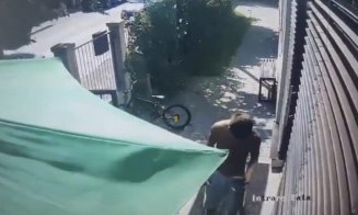 Hoț de telefoane, surprins pe o cameră de supraveghere în Cluj-Napoca. A fugit cu telefonul unui copil