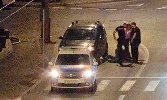 Urmărire pe străzile Clujului. Un șofer beat a fugit de poliție și a avariat o altă mașină