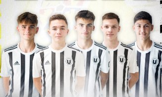 Universitatea Cluj, reprezentată de cinci jucători la naționala U16 a României