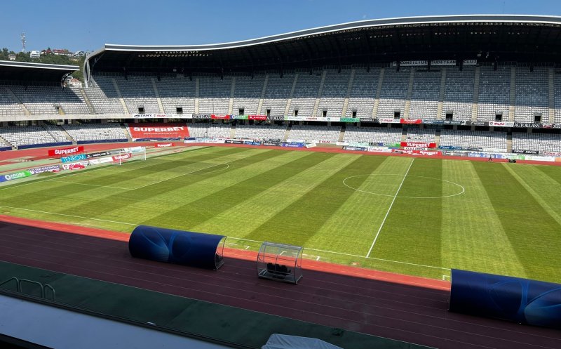 Eco Garden Construct, despre cosmetizarea gazonului de pe Cluj Arena: "Operațiune de estetică îmbunătățită, absolut normală"