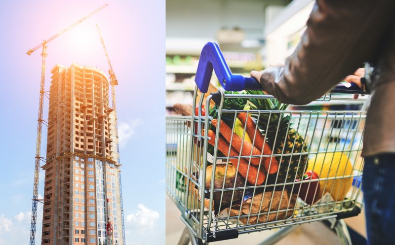 INS: Managerii estimează creșteri de prețuri în construcții și comerț în următoarele trei luni