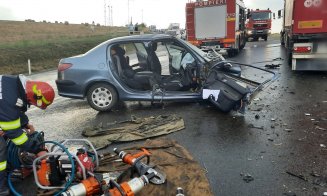Cum s-a produs accidentul de la Dumbrava? O femeie a decedat, iar un bărbat a fost transportat la spital