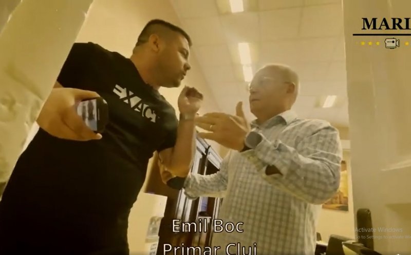 SCANDAL cu doi indivizi din Constanța în biroul primarului Boc. Ar fi susținători AUR și i-ar fi interesat de ce miroase la Cluj