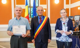 Zeci de cupluri clujene, premiate de primarul Boc pentru 50 de ani de căsătorie