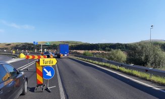 Atenție șoferi! Restricții pe Autostrada A3. Circulația spre Turda este deviată