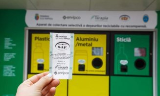 Noi aparate de colectare a deșeurilor reciclabile cu recompensă la Cluj-Napoca