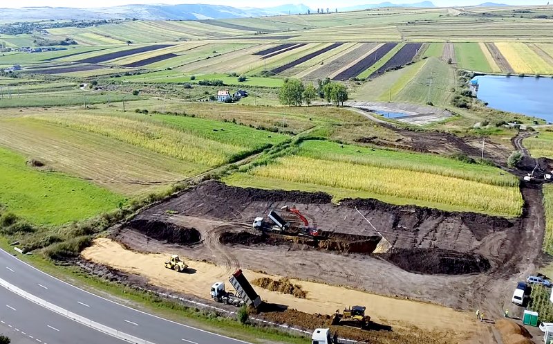 Lucrări la Drumul Expres Tureni, legătura municipiului Cluj-Napoca la Autostrada Transilvania