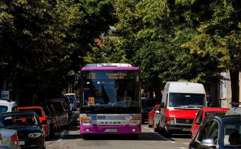Autobuzele pentru elevi reintră în circulație la Cluj. CTP reia transportul pe 14 trasee dedicate