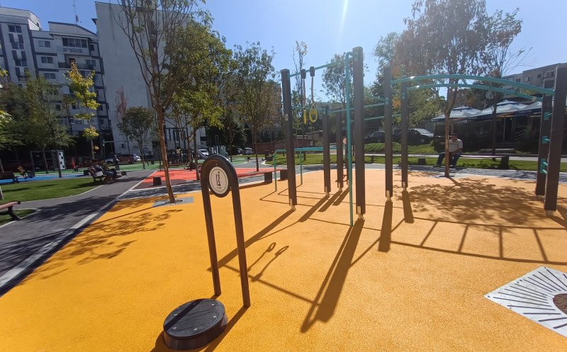 Ultimele finisaje la cel mai nou loc de joacă din Mănăştur. Ce spun bunicii despre parcul "smart"