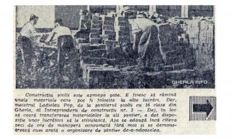 Începe școala, dar nu e gata... Poveste clujeană din 1963, cu "organizare de şantier de-a-ndoaselea"