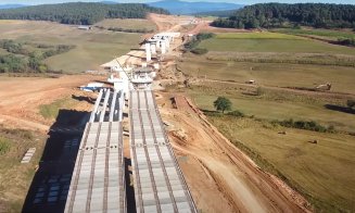 IMAGINI spectaculoase de pe Autostrada Transilvania cu 11 km de viaducte construite de UMB