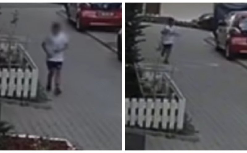 Copil de 7 ani din Cluj, mușcat de piept de un câine. Atacul a fost surprins de camerele de supraveghere