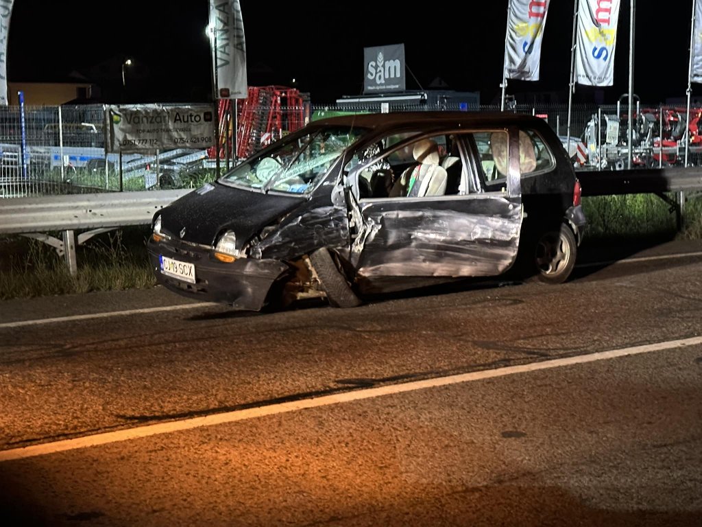 Șofer BEAT criță, prins la volan pe centura Vâlcele - Apahida. A intrat în coliziune cu două mașini