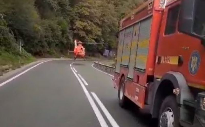 Cluj: ACCIDENT cu motociclist în apropiere de Valea Drăganului. A fost solicitat elicopterul SMURD
