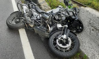 Cluj: Accident cu motociclist în apropiere de Valea Drăganului. A fost solicitat elicopterul SMURD