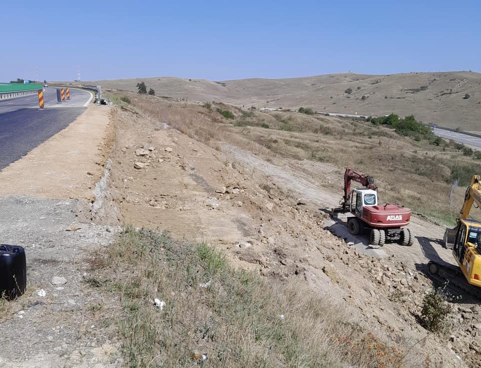 Restricții de circulație pe A10 Sebeș - Turda. Se fac lucrări de consolidare a unor taluzuri