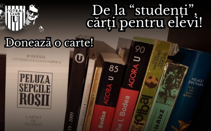 "Șepcile roșii" sprijină educația. Cărți de la "studenți" pentru elevi