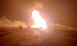 EXPLOZIE la o magistrală de gaz. 4 muncitori care lucrau la Autostradă au fost carbonizați, iar alți 5 sunt răniți