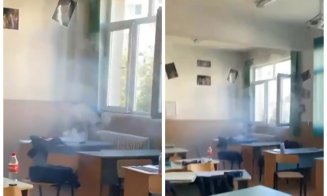 Telefonul unui elev din Cluj a scos fum în timpul orelor. Copiii au ieșit în fugă din sala de curs