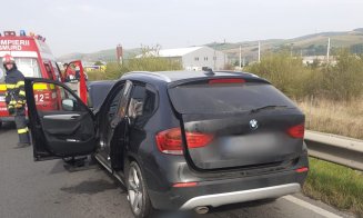 Încă un accident grav pe Autostrada Transilvania! O femeie a fost transportată la spital