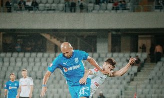"U" Cluj scoate un punct cu CS U Craiova. Nistor a fost eroul "studenților"