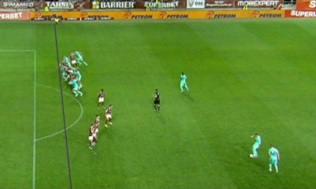 Cristi Balaj contestă arbitrajul de la Rapid - CFR Cluj. Greșeala invocată de oficialul "feroviarilor"