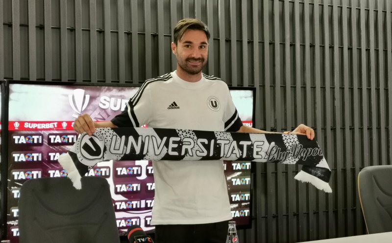 Marco Fossati, prezentat oficial la "U". Cu ce gânduri a sosit italianul la Cluj