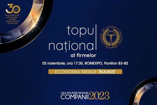 TNF 2023: Creștere cu 31,66% a cifrei de afaceri cumulată a companiilor din Top 10
