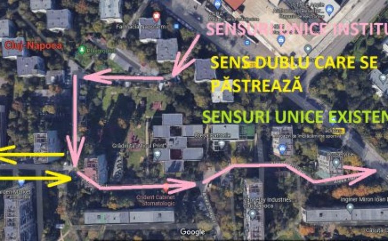 Noi reglementări de circulație cartierul Gheorgheni