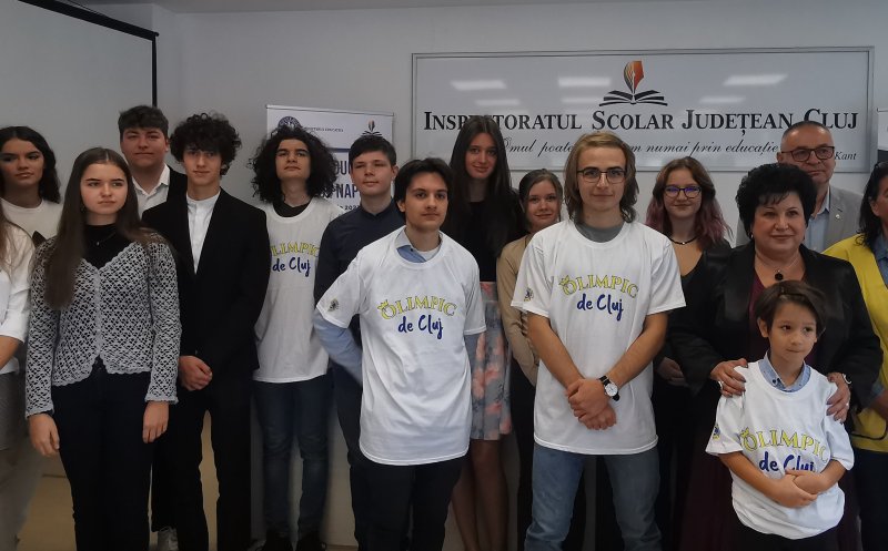 Elevii olimpici initernaționali ai Clujului, premiați de Zilele Educației