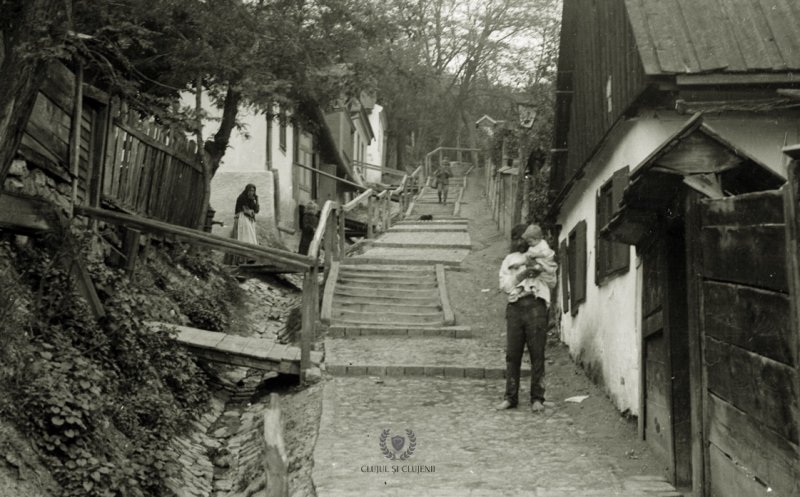 Strada Scărilor în Cluj, 1906