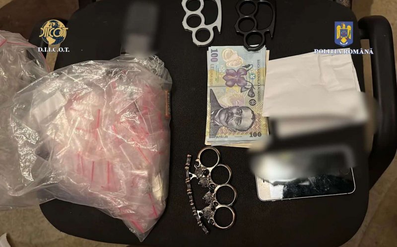 Dealer de droguri din Turda, arestat preventiv. Ce au găsit polițiștii la percheziții
