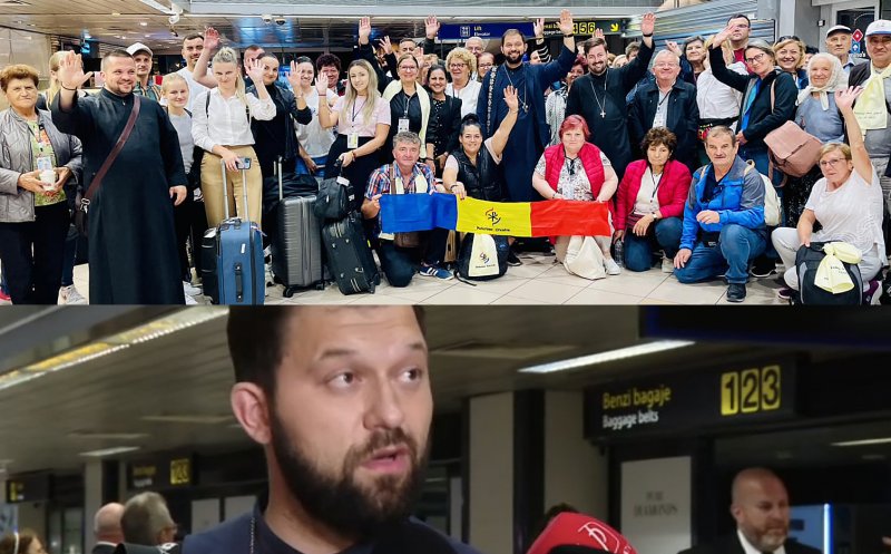 Pelerinii din Cluj au aterizat la București. Preotul Mircea Lung: "Nu ne-am despărţit nicio clipă. Trăim toţi sau murim toţi"