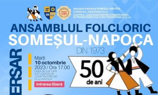 Ansamblul „Someșul-Napoca” împlinește 50 de ani. Spectacol aniversar cu intrare liberă / Grigore Leșe, invitat special