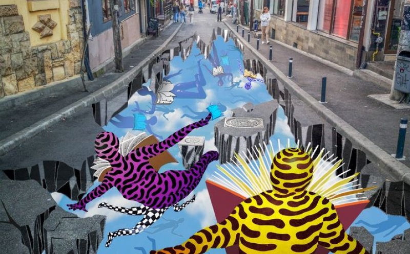 Cine va realiza „Asphalt Art” pe Strada Piezișă, cu 20.000 de dolari
