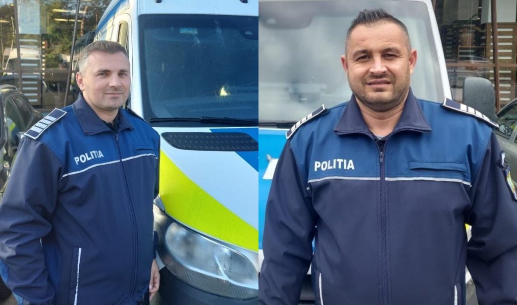 Gest admirabil! Doi polițiști clujeni au escortat la spital o femeie însărcinată în travaliu / Aceasta era blocată, împreună cu soțul ei, în trafic