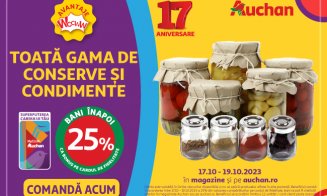 Descoperă valurile de oferte aniversare din hipermarketul Auchan! 