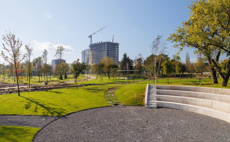 Parcul Feroviarilor: stadiu lucrări: 90%