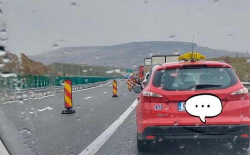 Se întâmplă acum: Blocaj la coborâre de pe A3 la Nădășel