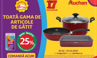 În acest weekend Auchan te așteaptă cu super oferte la piept de pui și articole de gătit!