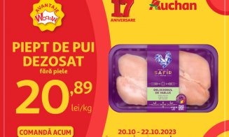 În acest weekend Auchan te așteaptă cu super oferte la piept de pui și articole de gătit!