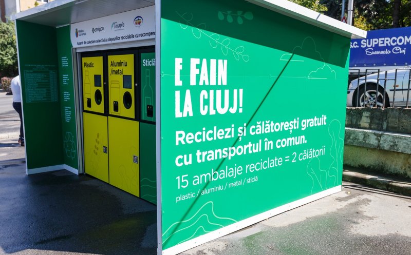 Boc nu e mulțumit de Supercom, dar laudă clujenii: peste 8 milioane de peturi, reciclate la cele 3 puncte de recompensă cu bilete de BUS