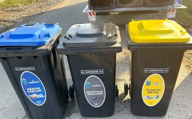 Supercom distribuie weekendul acesta pubele gratuite pe 21 de străzi din Cluj-Napoca