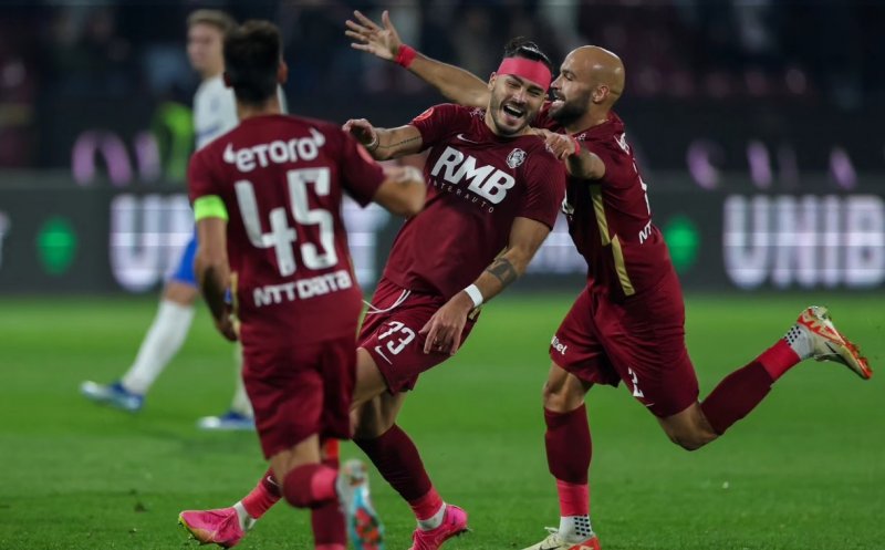 CFR Cluj câștigă duelul ultimelor campioane contra Farului. "Feroviarii" sunt la un punct de lider