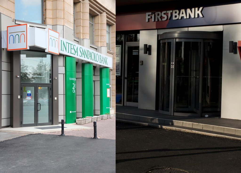 Tranzacție interbancară de 130 mil. euro în România. Intesa cumpără First Bank