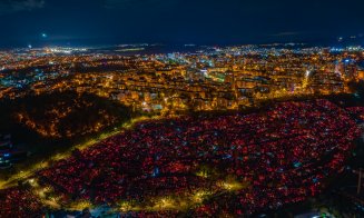 Imagini spectaculoase! Cum a arătat cimitirul Mănăștur de Luminație