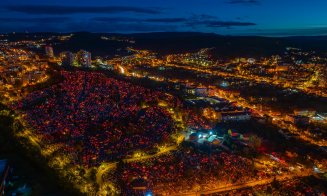 Imagini spectaculoase! Cum a arătat cimitirul Mănăștur de Luminație