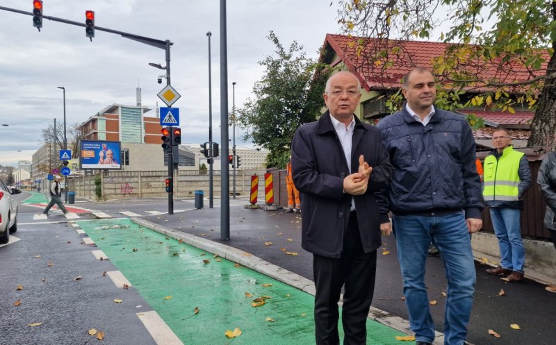 Lucrările din zona Platinia, la final! Primarul Boc: „Am deschis podul peste Canalul Morii”